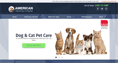 Desktop Screenshot of americanvetonline.com